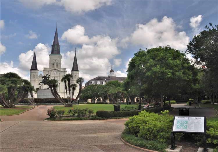  st louis cathedral and jackson square